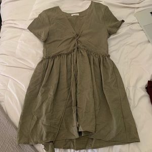 Green dress with tassels!!